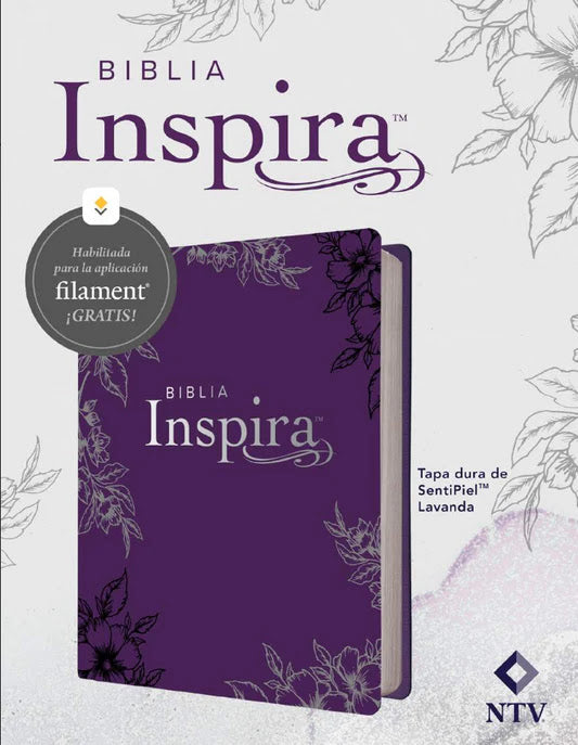 Biblia Inspira NTV con Filament (tapa dura lavanda)