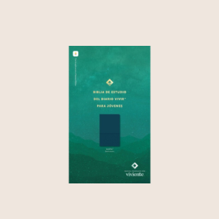 Biblia de Estudio del Diario Vivir para Jóvenes NTV |Filament |Color Azul Piel