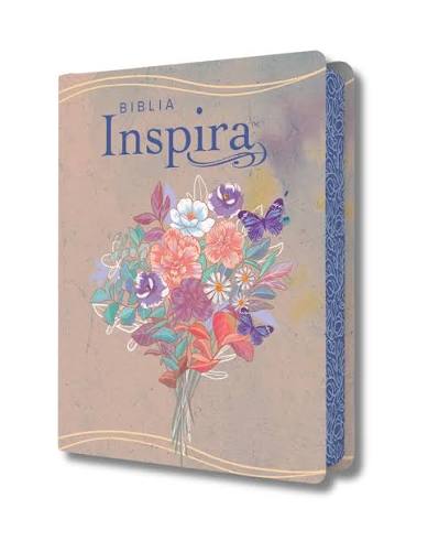 Biblia Inspira NTV con Filament (SentiPiel, Acuarela rosa)